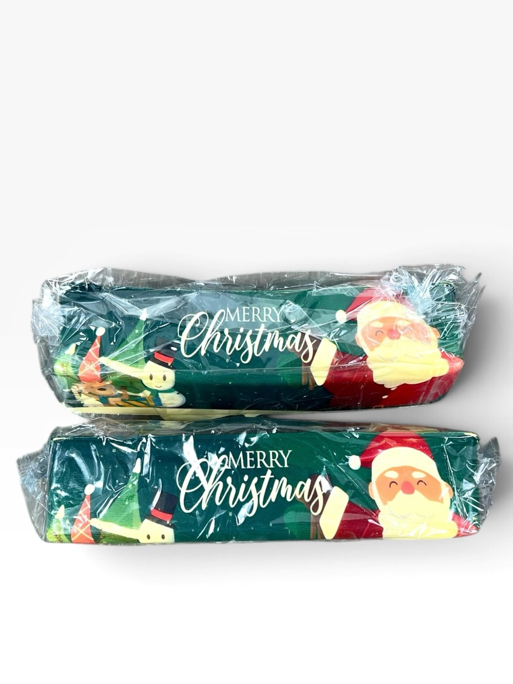 Festive Merry Christmas Green Santa Butter Squishies Bundle